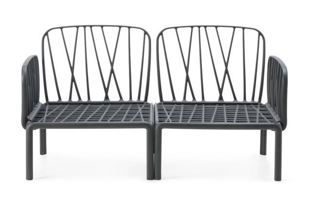 Komodo 2er Loungebank Kunststoff 3