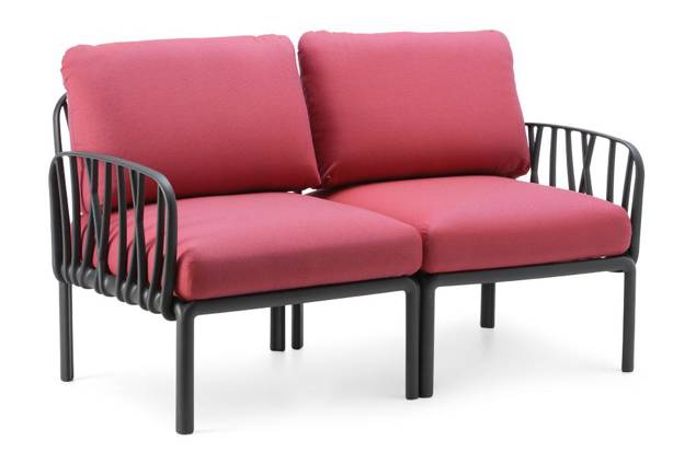 Komodo 2er Loungebank Kunststoff 4
