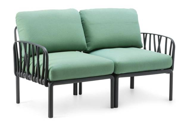 Komodo 2er Loungebank Kunststoff 5