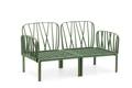 Komodo 2er Loungebank Kunststoff