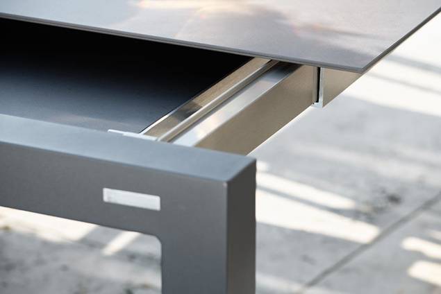 Kos Table de jardin à rallonge aluminium 5