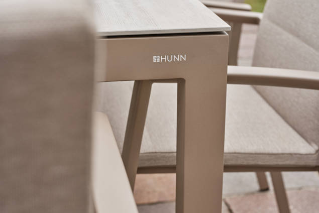 Kos Table de jardin à rallonge aluminium 130/180x80 cm 4