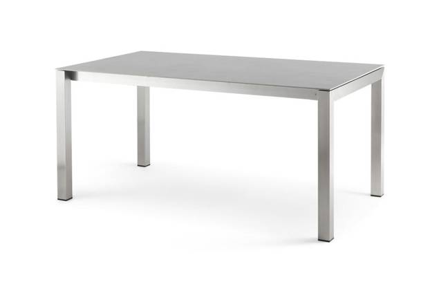 Kos Gartentisch ausziehbar Edelstahl, mit Rollen