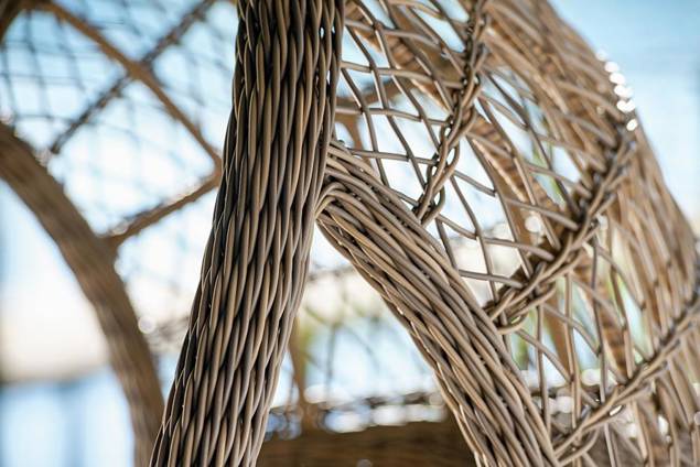 Laos Hängesessel Rattan 7