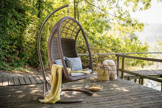 Laos Hängesessel Rattan 6