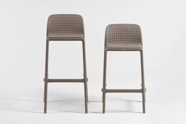 Lido Tabouret de bar mini empilable synthétique 1