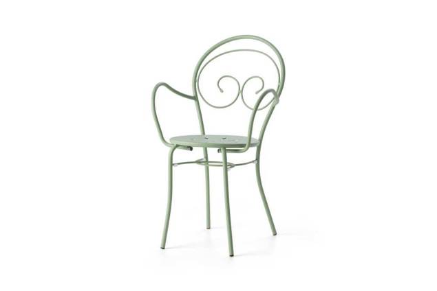 Lille Chaise de jardin empilable acier