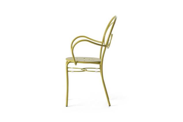 Lille Chaise de jardin empilable acier 1