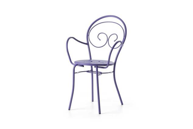 Lille Chaise de jardin empilable acier