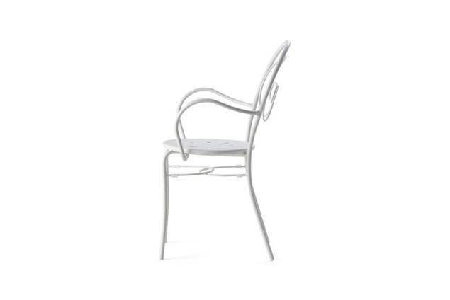 Lille Chaise de jardin empilable acier 1