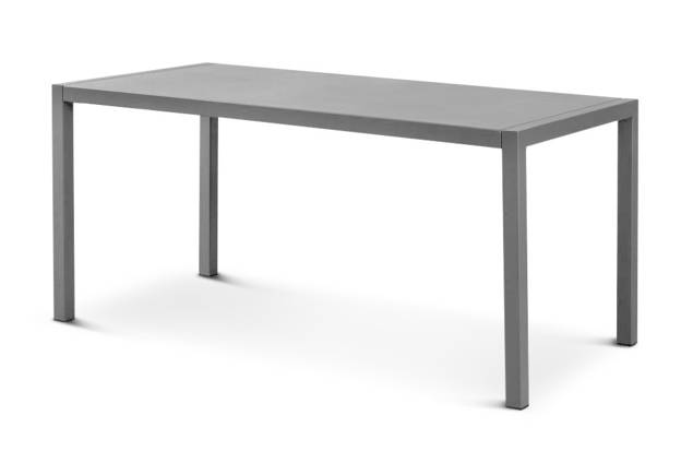 Locarno Table de jardin acier 120x80 cm