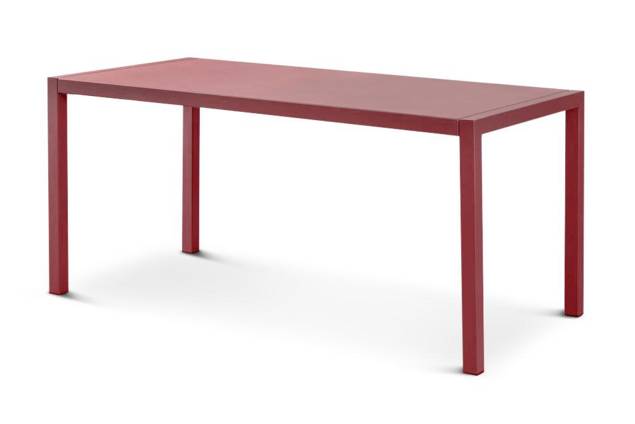 Locarno Table de jardin acier 160x80 cm