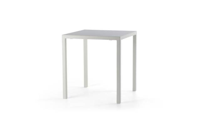 Locarno Gartentisch Stahl 80x80 cm