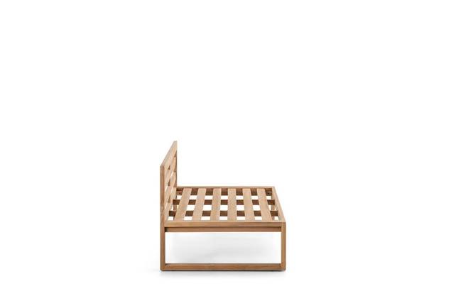 Madeira Banc lounge 2 places bois 4