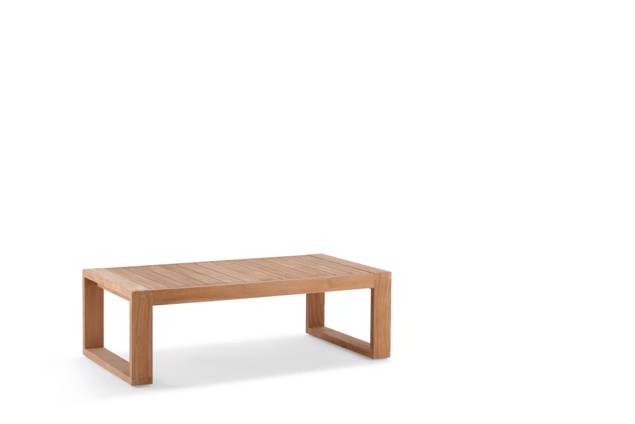 Madeira Loungetisch Teak Holz 110x60 cm