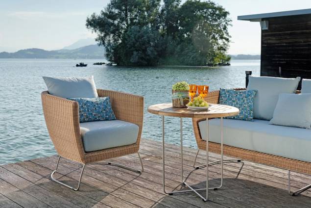 Madonna II Tabouret lounge rotin 11