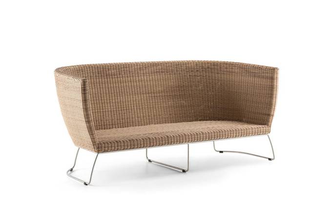 Madonna II 2.5er Loungebank Rattan