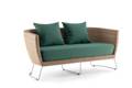 Madonna II 2.5er Loungebank Rattan 2