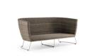 Madonna II 2.5er Loungebank Rattan