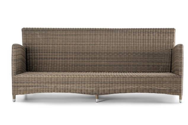 Madrid II 3er Loungebank Rattan 4