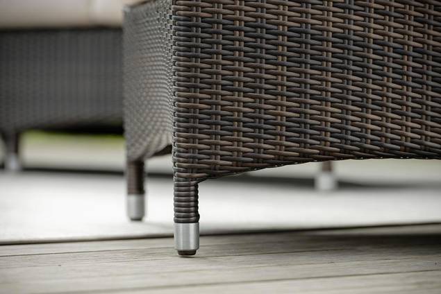 Madrid II Loungehocker Rattan 4