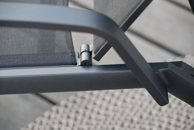 Malaga Chaise longue aluminium 4