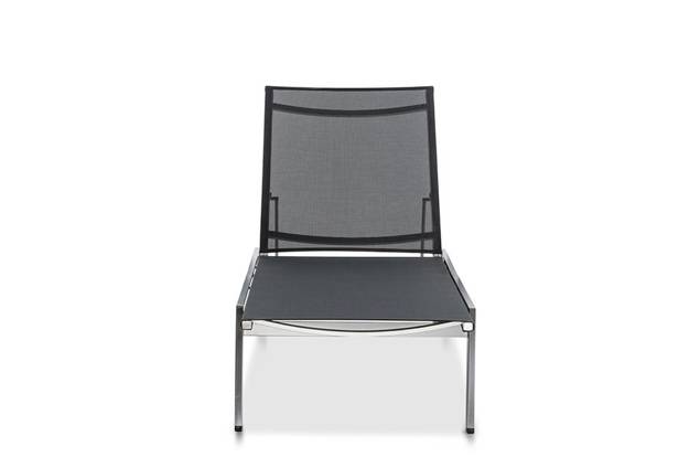 Malaga Chaise longue acier inoxydable 8