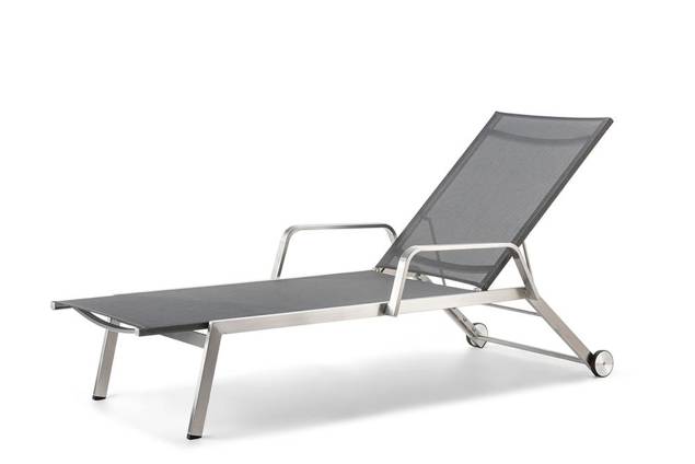 Malaga Liegestuhl Edelstahl 2