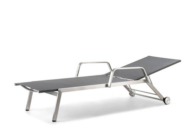 Malaga Liegestuhl Edelstahl 4