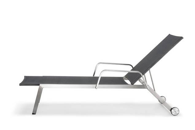 Malaga Liegestuhl Edelstahl 6