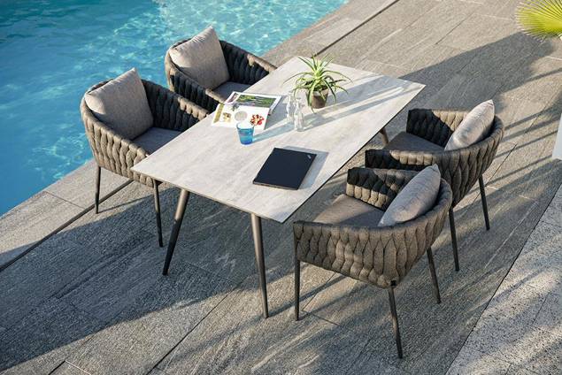 Mali Chaise de jardin aluminium 9