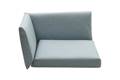 Malmö Banc lounge 3 places aluminium 13