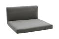 Malmö Banc lounge 3 places aluminium 9