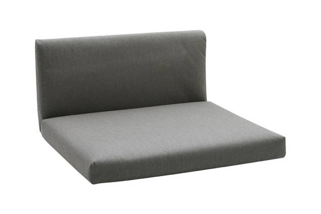 Malmö Banc lounge 3 places aluminium 9