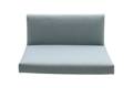 Malmö Banc lounge 3 places aluminium 11
