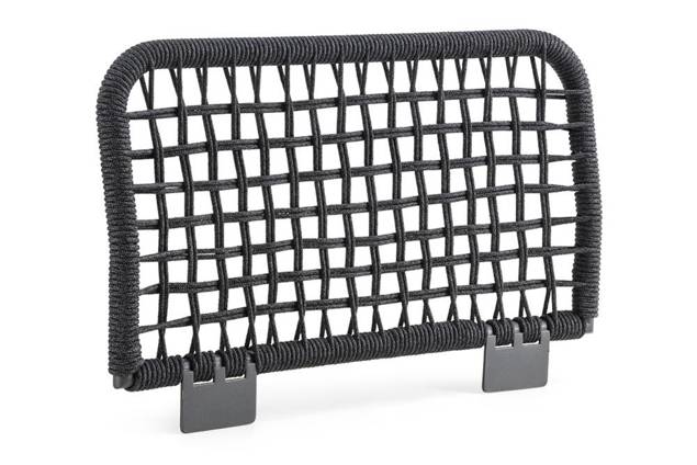 Manhattan Banc lounge 2 places avec table d'appoint aluminium 5