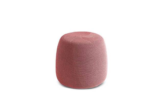 Marsala Outdoor Pouf S koralle
