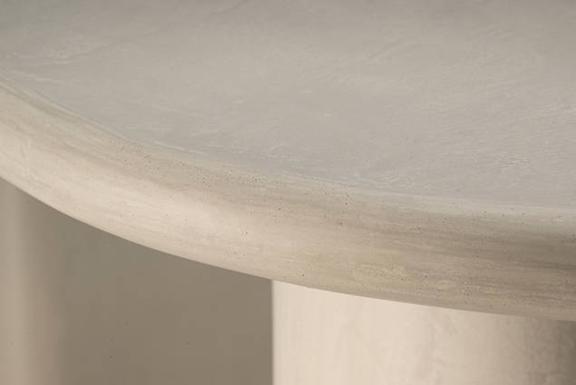 Matera Gartentisch oval Beton 260x120 cm 4