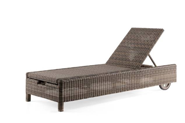 Maxime II Liegestuhl Rattan 4