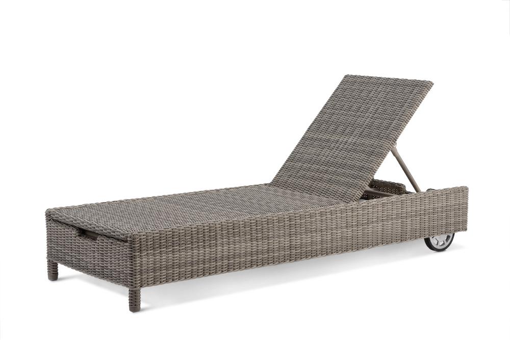 Liegestuhl Rattan MAXIME II Hunn Gartenmöbel