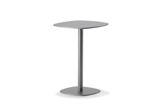 Melide Table d'appoint en fibre de verre 33x33 cm