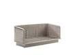 Messina 2er Loungebank Aluminium 5