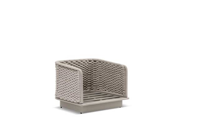 Messina Loungesessel Aluminium 5