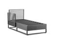Miami Chaise longue gauche aluminium 1