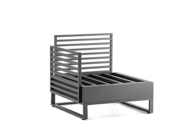 Miami Lounge Endelement Aluminium