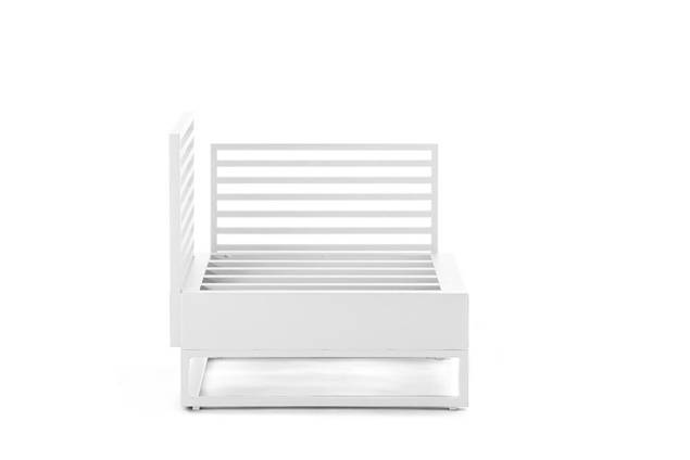 Miami Lounge Elément d'extrémité aluminium 2