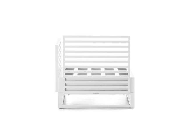 Miami Lounge Elément d'extrémité aluminium 3