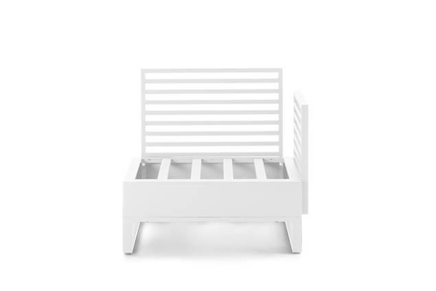 Miami Lounge Elément d'extrémité aluminium 4