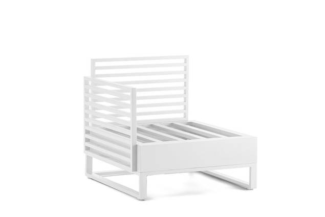 Miami Lounge Elément d'extrémité aluminium