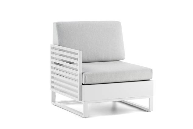 Miami Lounge Elément d'extrémité aluminium 1